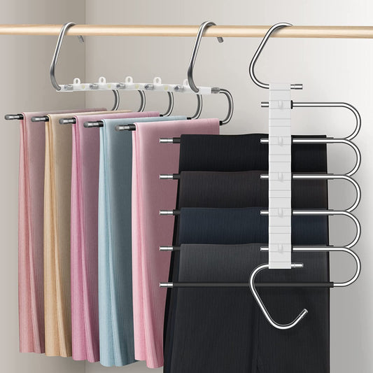 Foldable Pants Hanger Clothes Organizer